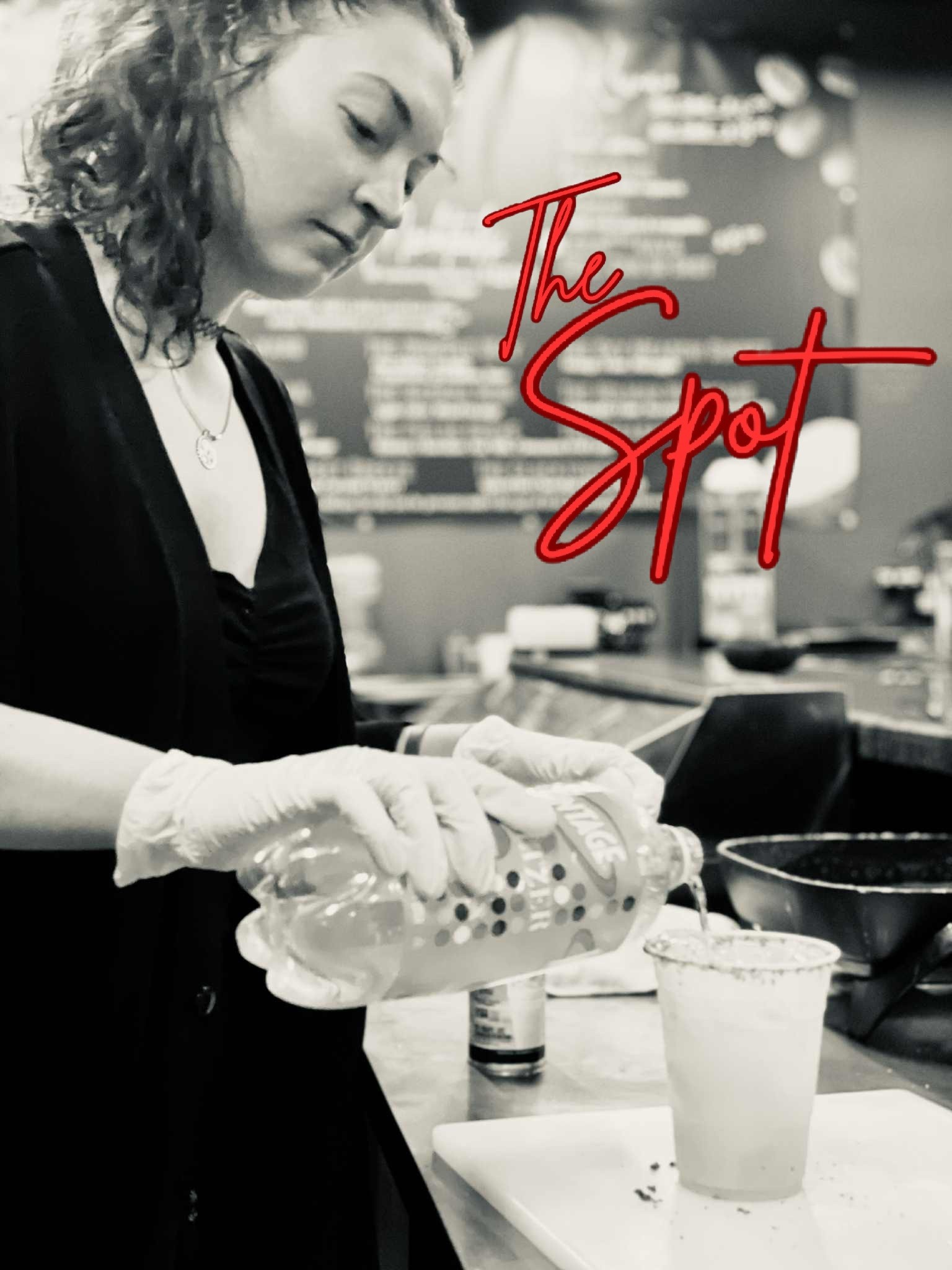 Preparing drinks at The Spot Nashua kava bar